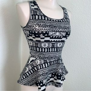 ❌DONATED❌—Tribal Peplum Top